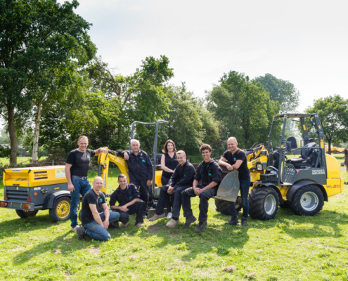 Groepsfoto personeel Slemmer